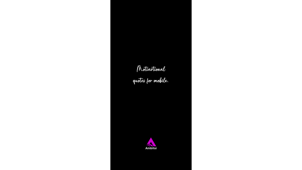 Motivationals black (mobile)
